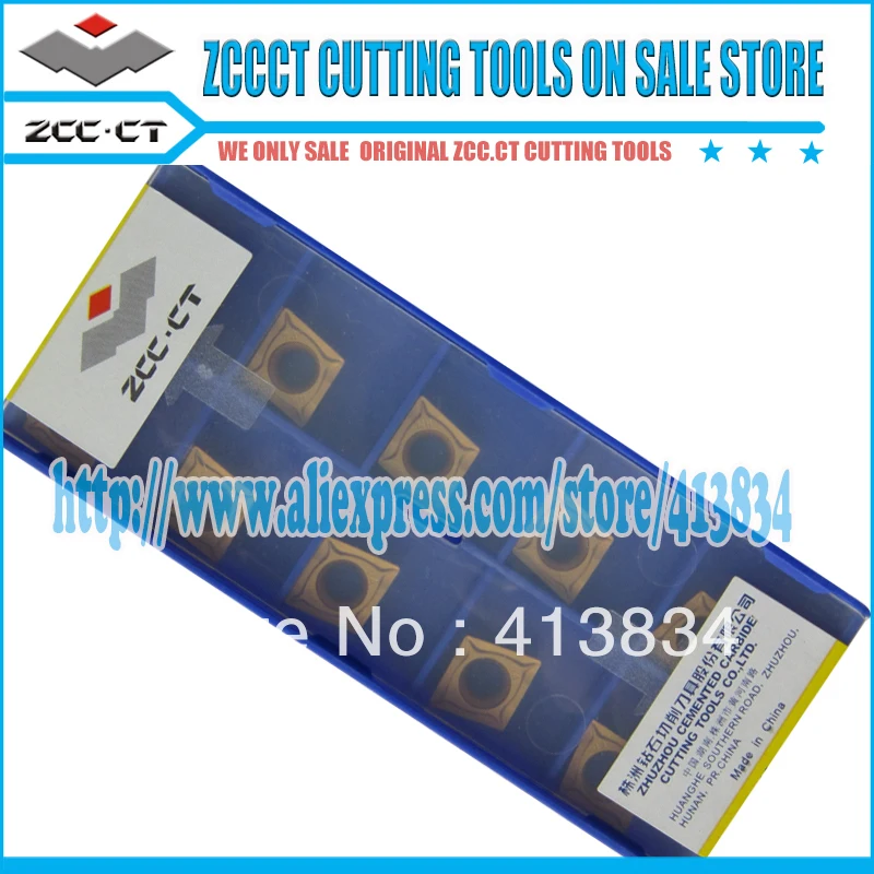 ZCC.CT CCMT09T304-HM YBC251 CCMT32.51 CNC carbide inserts 10PCS