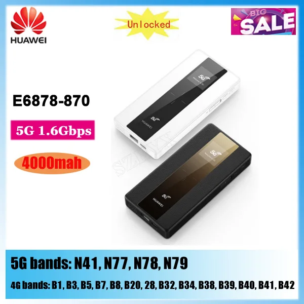 Оригинальный телефон HUAWEI с Wi Fi 4000 мАч портативная Мобильная точка доступа