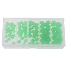 

45% Discounts Hot! 100Pcs Luminous Beads Fishing Space Beans Round Float Balls Stopper Accessory