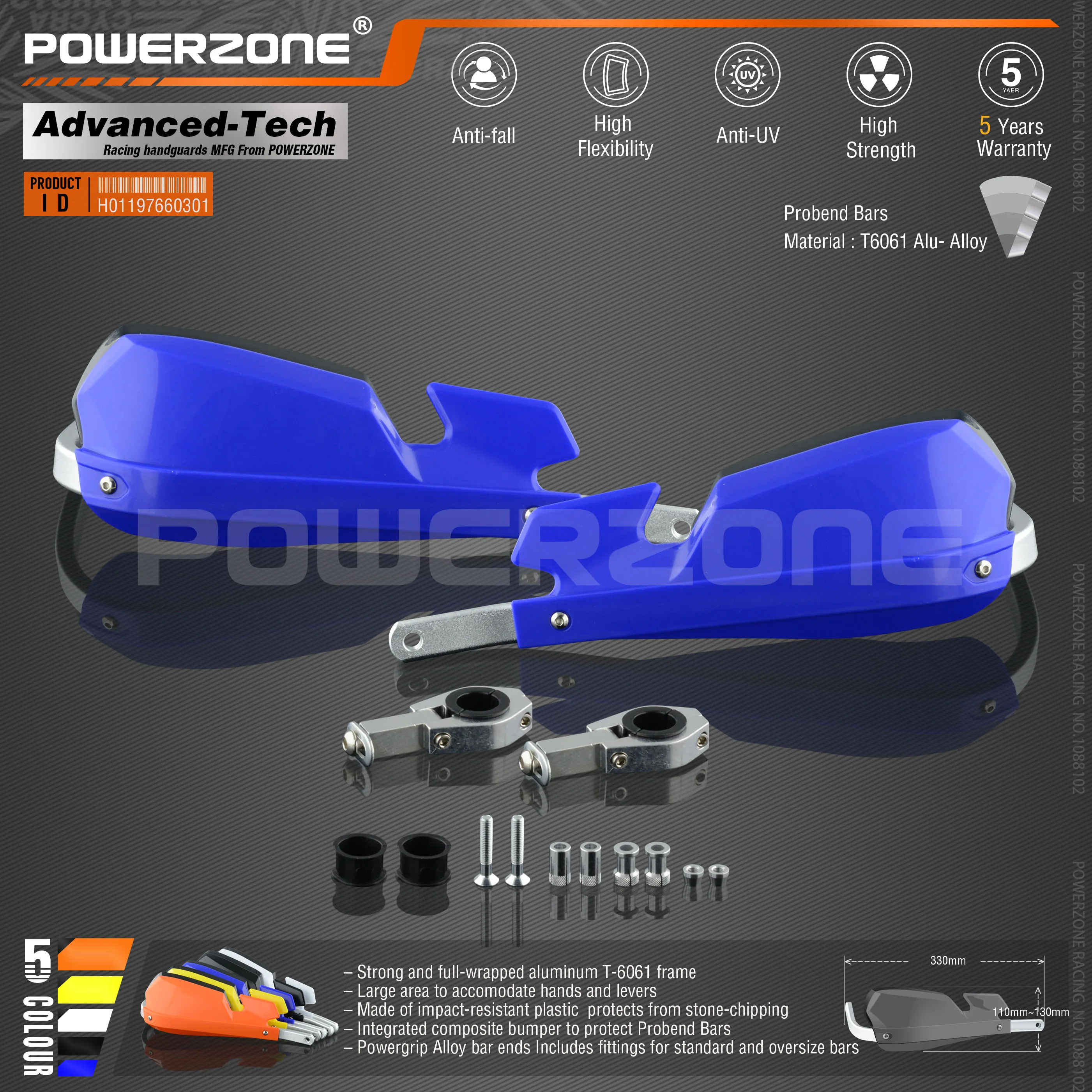 Powerzone PZ-Motect рукавицы для Honda KTM ADV EXC EnduroHusqvarna TE CRF WRF DRZ KLX мотоцикла квадроцикла руля |