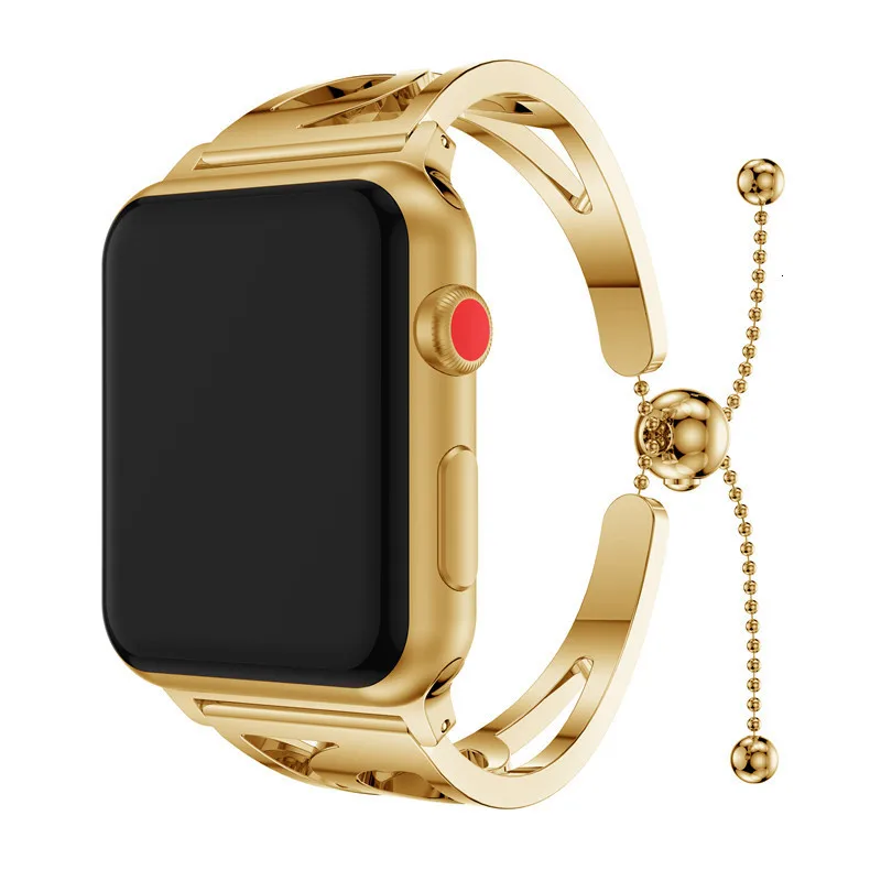 Ремешок для часов из нержавеющей стали, новинка для Apple Watch 4 3 2 1 Iwatch 42 мм/38 мм, простой модный роскошный женский регулируемый ремешок