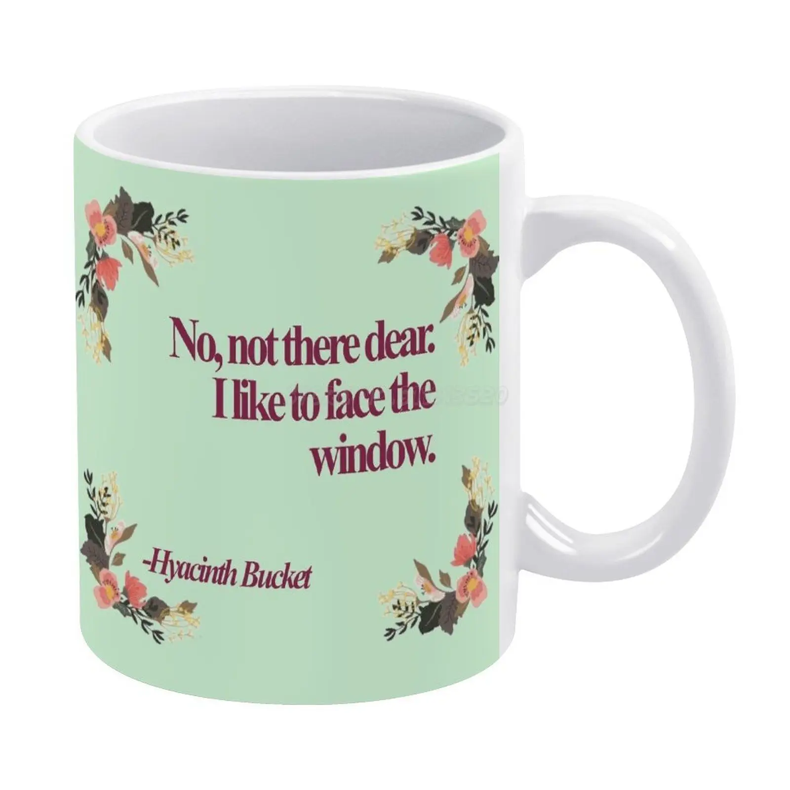 Гиацинтовая белая кружка с цитатами новинка принтом хорошего качества кофейная