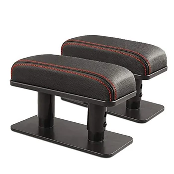 

Car Armrest Left Elbow Universal Leather Heightening Pad Center Armrest Box Right Armrest Adjustable Armrest Pad,2 PCS