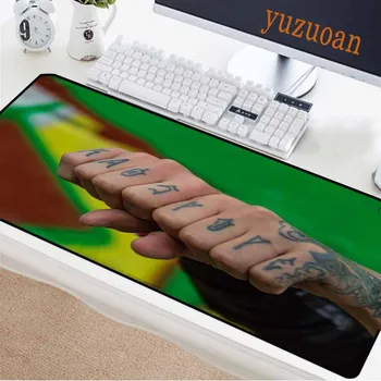 

Yuzuoan Gaming Mouse Pad Natural Rubber Non-slip Speed Edition Boxing Champion Tattoo Finger Home Computer Keyboard Table Mat