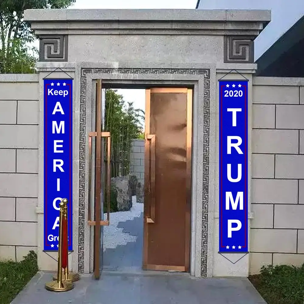 Дональд флаг "Трамп" баннер держать America Great флаг крыльцо неоновая вывеска для президент подвесная гирлянда Америка вечерние Декор прямой поставки