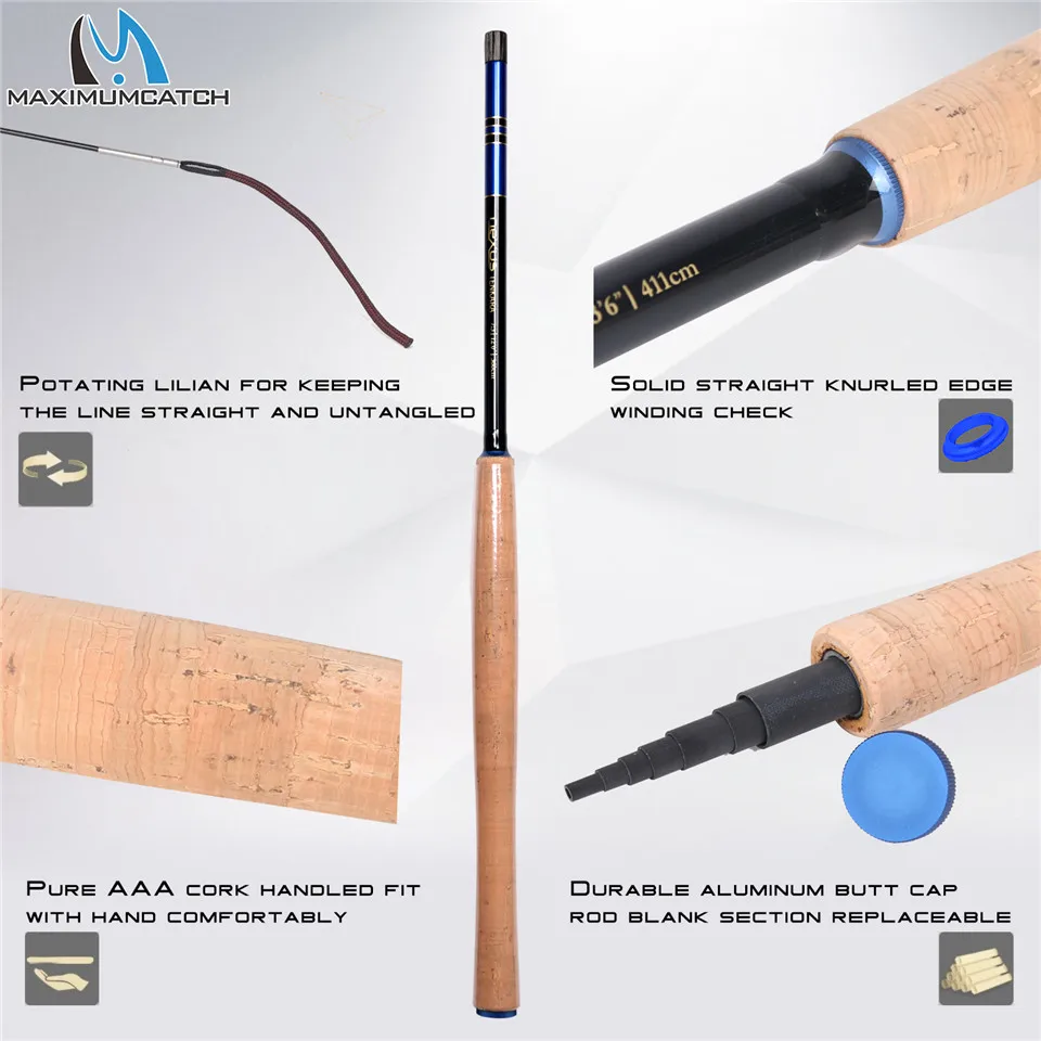 Maximumcatch Nexus 12FT/13FT Tenkara удилище телескопическая удочка и хранители крючков с стержнем носок и карбоновая удочка чехол удочка