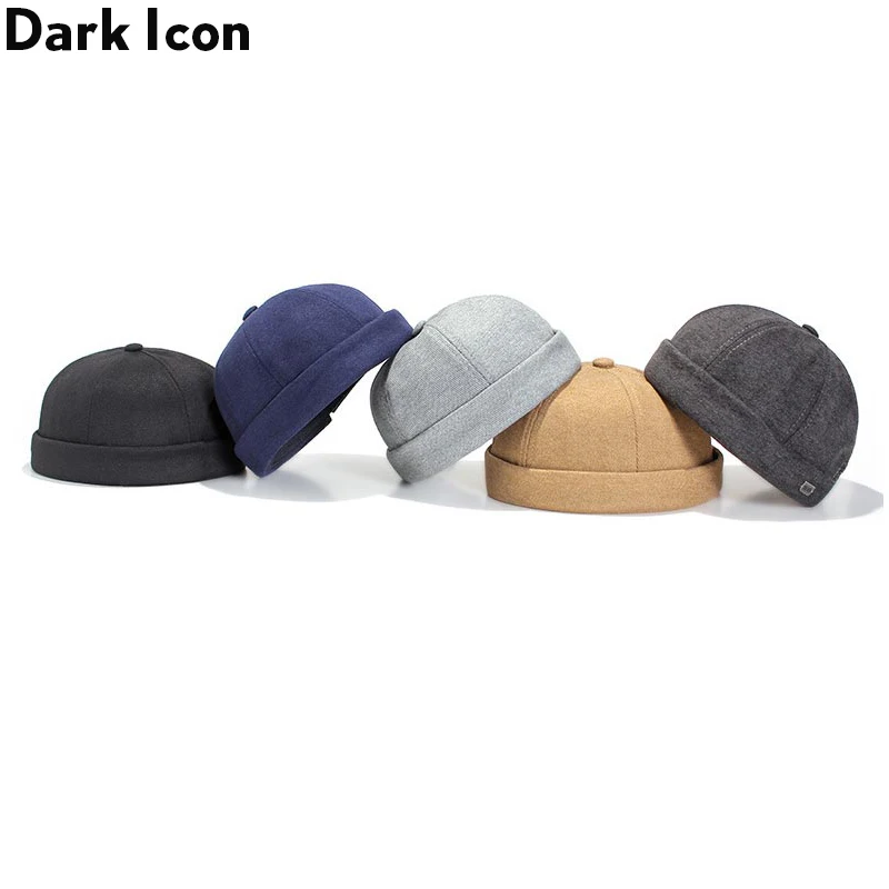 

Hip Hop Dad Cap Men Women Unisex Dad Hat Solid Color Back Sticker Beanie Hat Men