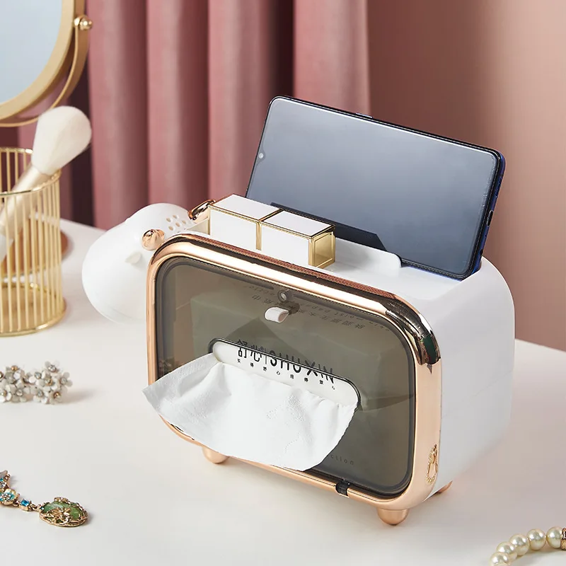 

The new cartoon sheep lovely gold-plated calf tissue box home sitting room tissue box creative decoration home