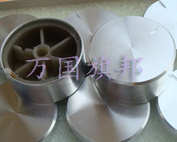 

Free Delivery.Potentiometer knob high aluminum silver knob body 17 mm diameter and 40 mm * 17 mm 40