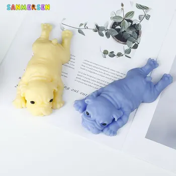 

Squishy Cute Dog Pig Toys Antistress Squeeze Slow Rising Soft Sticky Stress Relief Funny Squeeze Toys for Kids Adults Gift