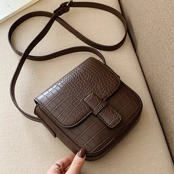 

Stone pattern Square Crossbody bag 2020 Fashion New Quality PU Leather Women's Designer Handbag Vintage Shoulder Messenger bags