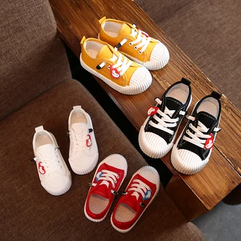 

Fashion Kids Shoes for Girls Children Canvas Shoes Boys Sneakers 2020 New Spring Autumn Child Shoes Solid Children's Sneakers
