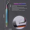 tweezers for volume eyelash extension 3D 5D 6D  Stainless Steel Eyebrow Tweezers Professional Anti-static Eyelash Tweezer Makeup 5