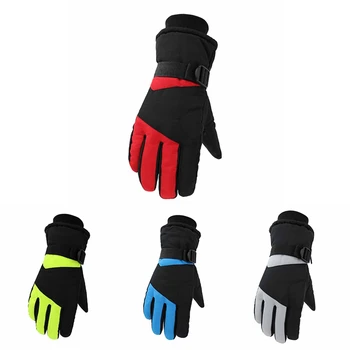 

Winter Skiing Gloves Fluffy Handwear Outdoor Sportswear Accessories Full Finger Thick Water Resistant Thermal Gloves