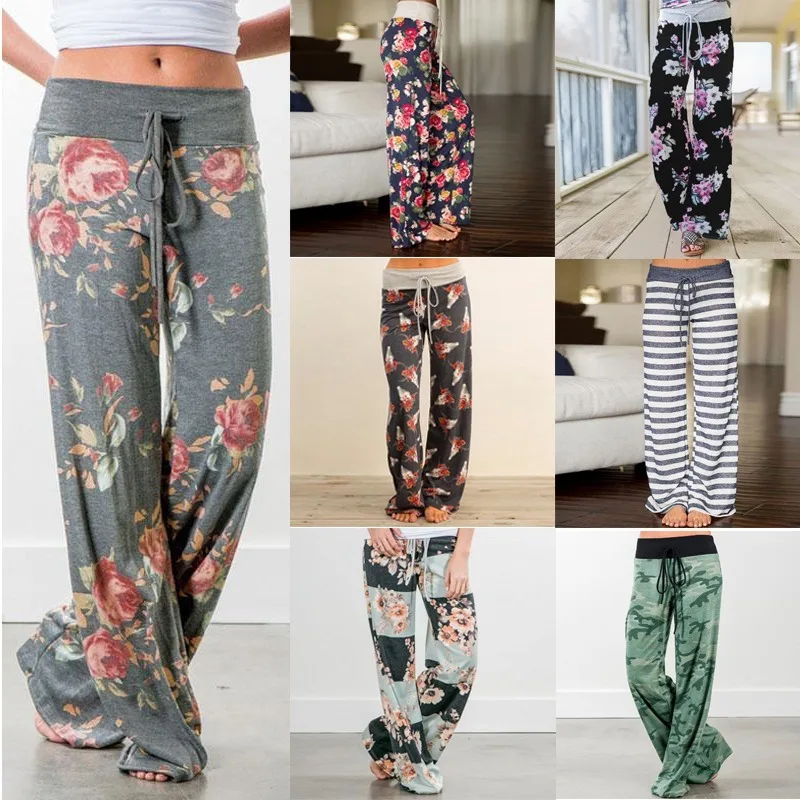 

Large Plus Size Palazzo Joggers Women's Pants Female Sports Pants For Women Trousers Wide Leg Pant High Waist Sweatpants Baggy