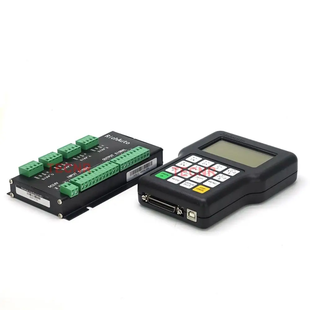 TECNR RichAuto USB 연결 모션 제어 시스템, CNC 라우터 CNC 조각기, DSP A18, 4 축 CNC 컨트롤러, A18S, A18E