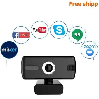 

1080P HD Computer Camera USB Webcam Built-in Microphone Manual Focus High-end Video Call Camera For PC Laptop Free shipping