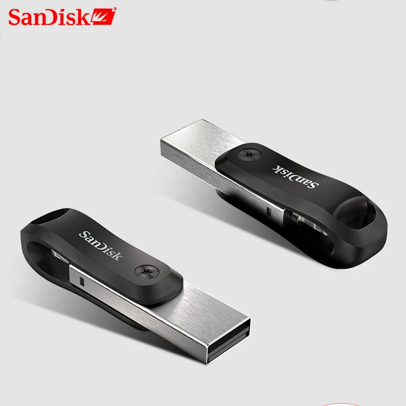 Двойной Флеш-накопитель SanDisk мобильный телефон Apple U диск 128 ГБ флэш-накопитель 256 ГБ флэш-памяти металла usb3.0 USB флэш-накопители компьютер/iphone/ipad