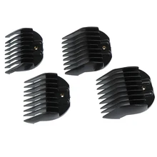 4 шт./компл. Черный Универсальная машинка для стрижки волос предел гребень направляющая насадка Размеры Парикмахерская замены волос стайлер инструменты