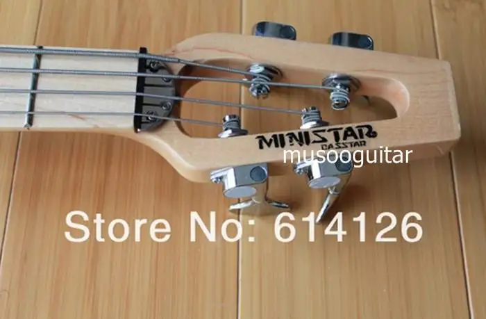 MINISTAR бренд BASSTAR 4STRING портативная электрогитара с сумкой для переноски