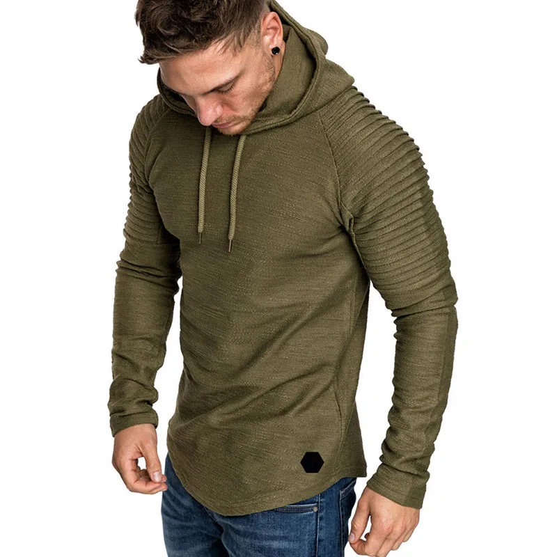 

2019 Autumn Spring Autumn High Quality Hoodies Men Hip Hop Long Sleeve Pullover Solid Fitness Hoody Sweatshirt Customed LOGO