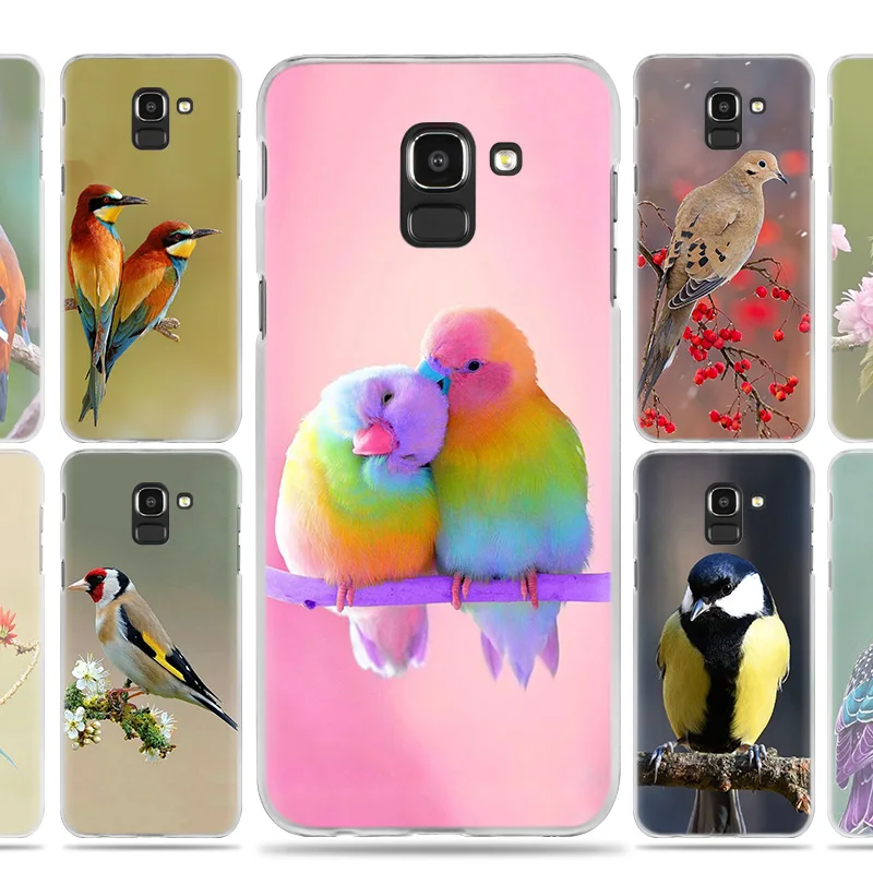 Милые птицы чехол для samsung Galaxy A50 A80 A70 A60 A40 A30 A20 A20e A10 A9 A7 A6 плюс Note 8 9 10 Pro