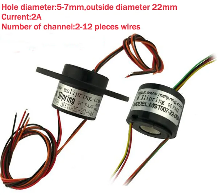 M-slipring-pass-hole-slip-ring-hole-diameter-5mm-2-4-6-12-channel-2A-7mm