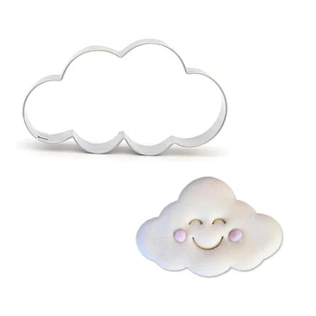 

Stainless Steel Cloud Shape Mold Cloud Cookie Cutters Fondant Cutter DIY Baking Tools Kitchen Bakeware Cake Decoring Tools