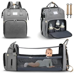 Sacs à langer pour bébé, Station à langer Portable, lit de bébé, couffin de voyage pliable, matelas à langer en tissu imperméable 