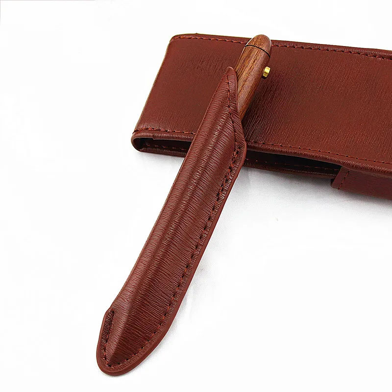 Экологичная искусственная ручка шариковая для офиса и учебы деревянная модная