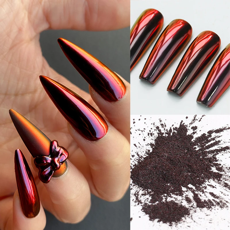 カメレオンネイルパウダーグリッター ジェルネイルポリッシュ用クロームメタリックカラー Nail Glitter Aliexpress カメレオンネイルパウダーグリッター ジェルネイルポリッシュ用クロームメタリックカラー Nail Glitter Aliexpress