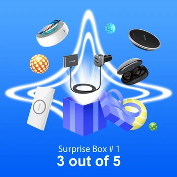 

Amazing BOX 3 out of 5 Qi Wireless Charging Charger / TWS Earphone / POWER BANK / USB CAR CHARGER / Wireless Speaker