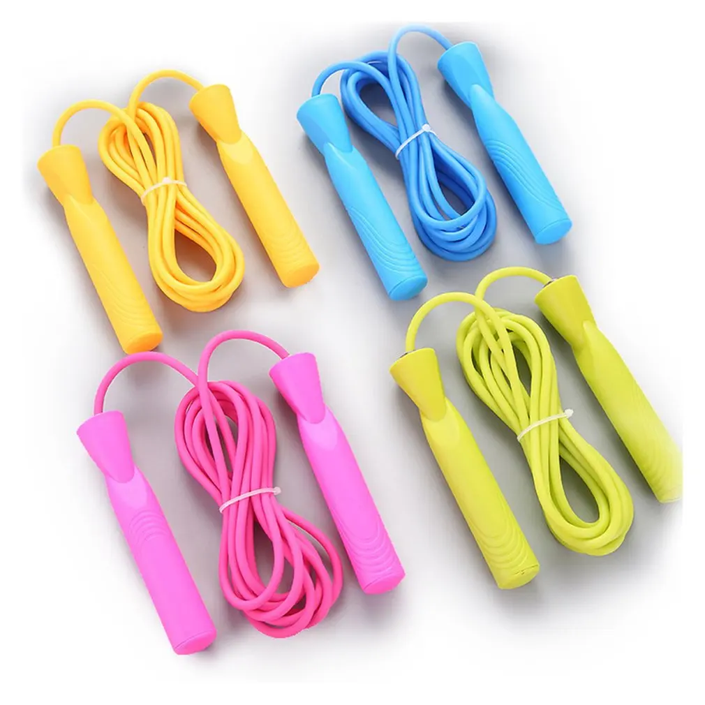 

Children's Professional Skipping Rope Adjustable with Plastic Skipping Handle Solid Pvc Jump Rope Children Skipping Rope