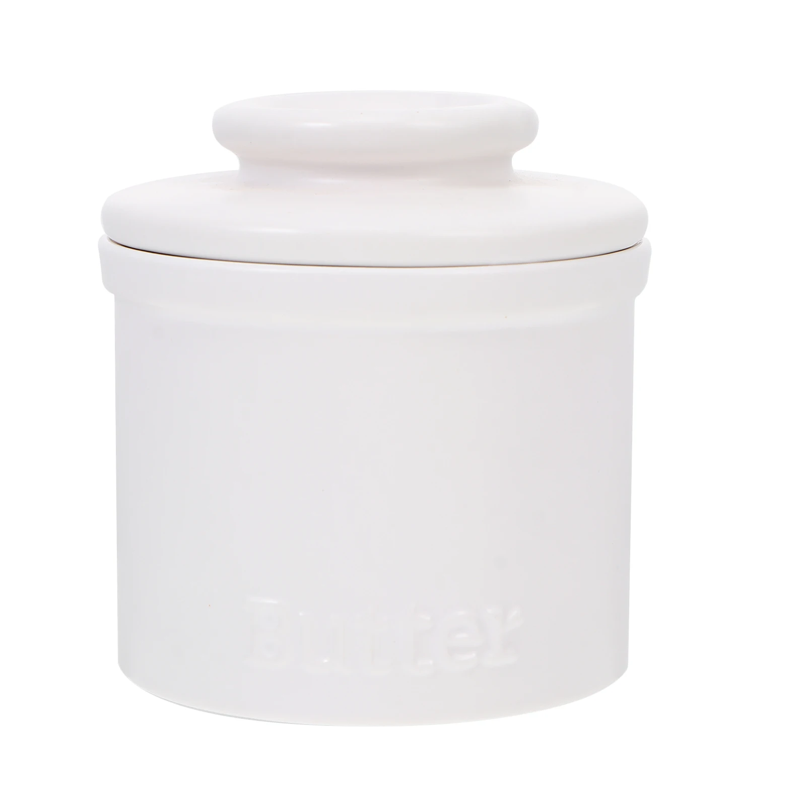 Ceramic Butter Storage Jar Sealed Airtight Pot Cheese Canister Tank Food Container Kitchen Tools | Дом и сад