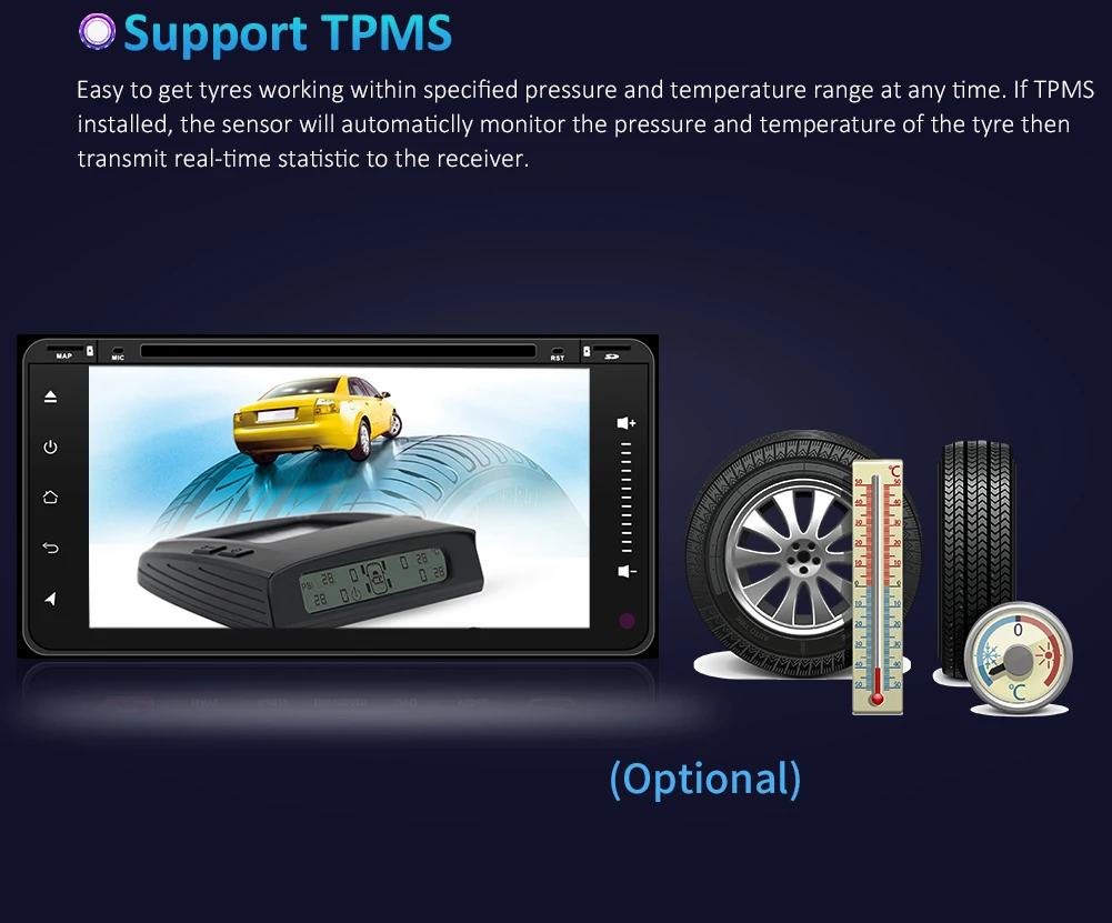 Discount Octa Core Android 9.0 For Toyota Car DVD Player 200*100mm with Wifi BT SWC RDS FM AM Support DAB+ OBD 4G Double Din 32G ROM 15