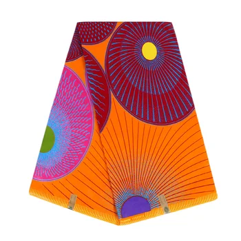 

Hot Sale Flower Print Wholesale And Retail dutch Wax African Wax For Women 6 yards 100% Cotton Ankara Fabrics