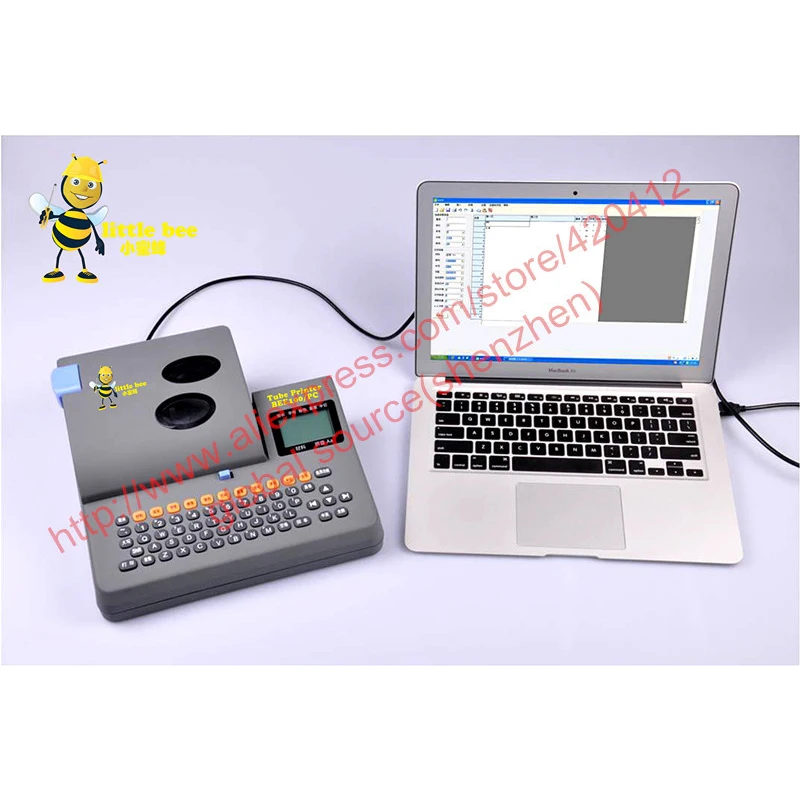 Трубчатый принтер BEE100/PC для электронной надписи с кабелем ID | Компьютеры и офис