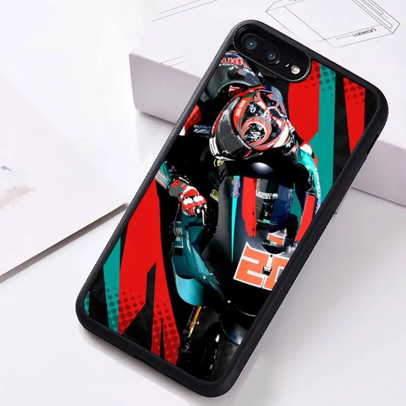 

Fabio Quartararo NO 20 Phone Case Rubber for iPhone 12 pro max mini 11 pro XS MAX 8 7 6 6S Plus X 5S SE 2020 XR case