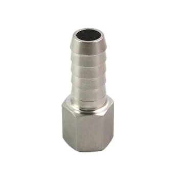 

1pcs 304 Stainless Steel Hose Fitting 12mm ID Barbed to 1/4" Female Connector Joint Pipe SS304 Coupler Adapter