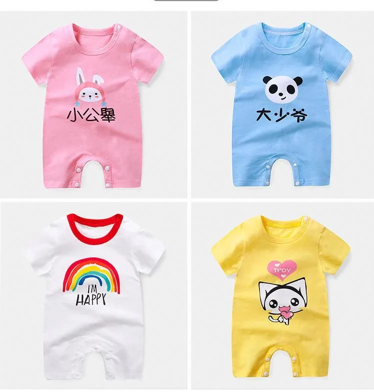 Jumpsuit New Born Baby Clothes Baby Girl Romper Toddler Costume Unisex Baby Clothes Baby Onesie Baby Summer Clothing baby bodysuit dress