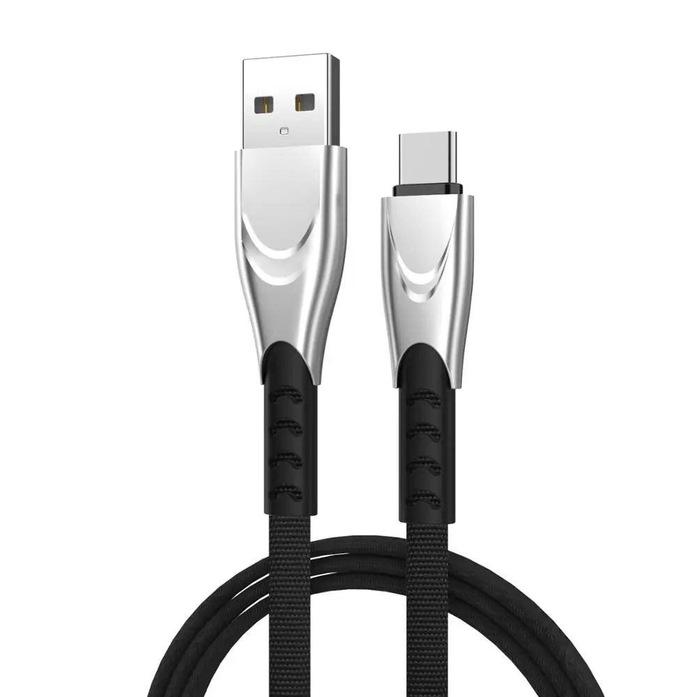 Zicas usb type-C кабель для Sams-ung S9 S8 Быстрая зарядка зарядки мобильного телефона USB C Xiao-mi