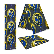 Высокое качество африканские принты ткань настоящий голландский воск нигерийский стиль 6 ярдов/шт хлопок