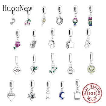 

Fit Original Pandora Charm Bracelet Pendant Charm DIY Jewelry New 925 Sterling Silver My Loves Girl Pride Smile Dangle Beads