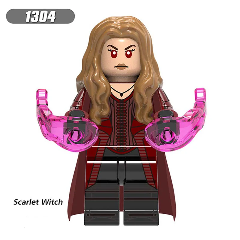

Single Sale Super Heroes Endgame Pepper Scarlet Wotch war Machine Gamora WASP Bricks Blocks Dolls diy Toys Boys Gift x0263