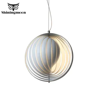 

Nordic Design White Pendant Lights Iron Art Rotatable Living Room Bedroom Home Decor Pendant Lamp Modern Bar Hanglamp Luminaria
