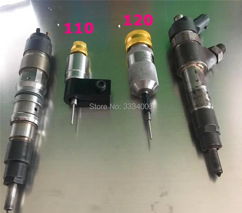

FOR BOSCH 110 120 Common rail injector nozzle electromagnetic valve armature lift travel measuring seat tool 304 rust proof