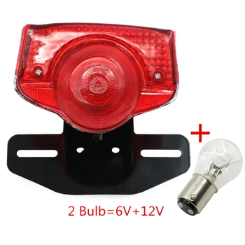 

6V 12V Bulb Taillight Tail Light Stop Brake Lamp For Honda CT70 CT90 CT125 XL70 CL70 CL90 Trail 70 Moped SL70 S90 Scooter