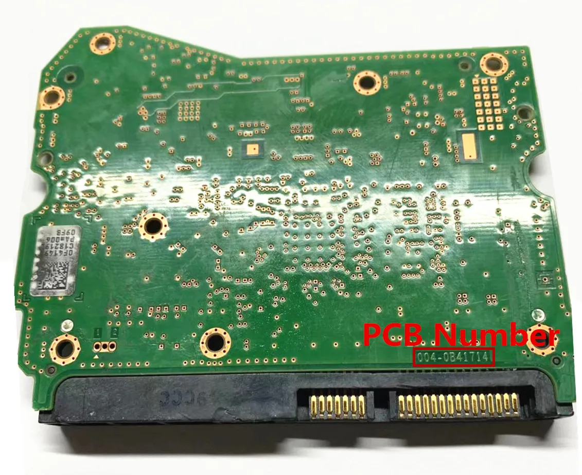 Placa de Disco Rígido Pcb do Desktop Digital Ocidental 0b41714 Pcb 0010b41714 - Imagem 3