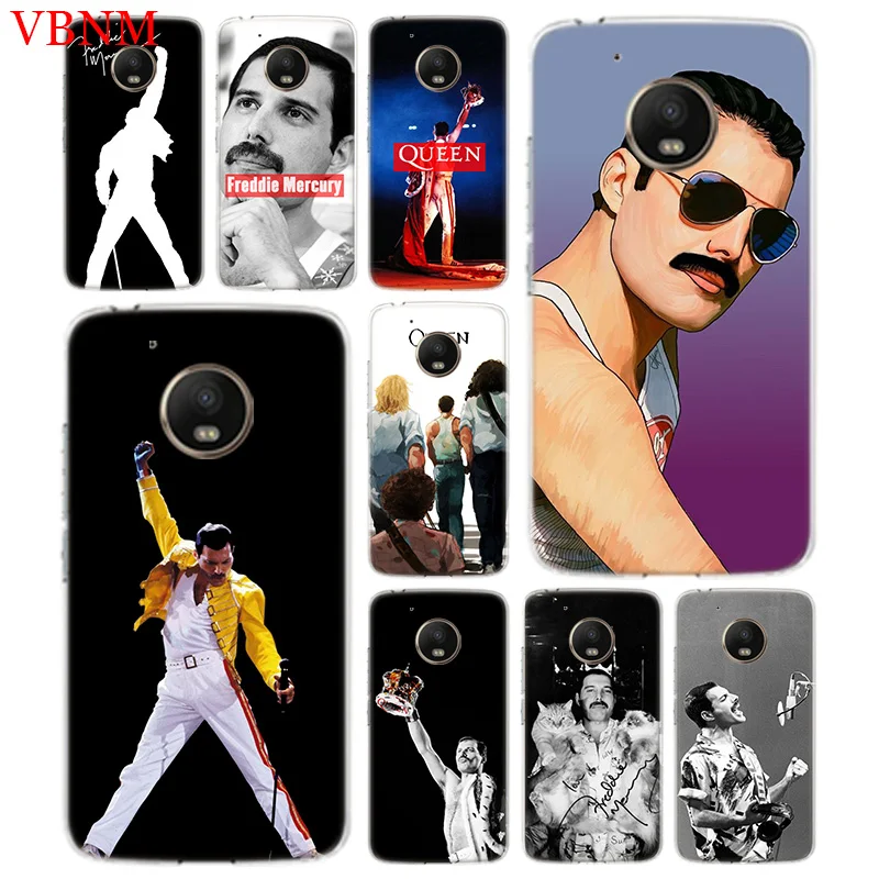 

Queen Freddie Mercury King Cover Phone Case For Motorola Moto G7 G6 G5S G5 E4 Plus G4 E5 Play X4 Patterned Customized Coque