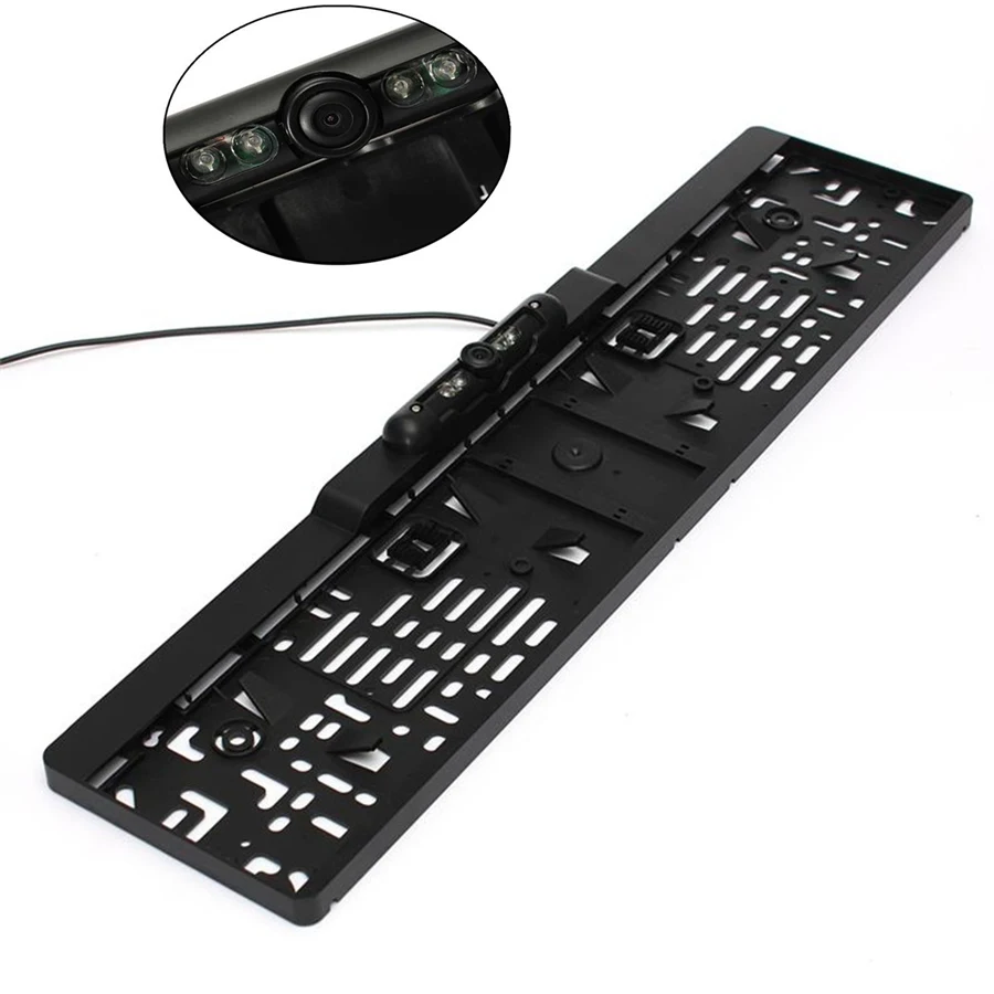 

EU Car Rear View Camera License Plate Frame Backup Parking Night Vision Camera